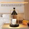 Candle Warmer Lamp with Timer, Dimmable Candle Lamp Warmer Electric Candle Warmer Compatible with Small and Large Scented Candles, Candle Melter for Bedroom Home Decor Gifts for Mom (Black)